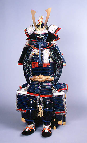 【O-009】Navy Blue Thread Odoshi / Honkozane Armor
