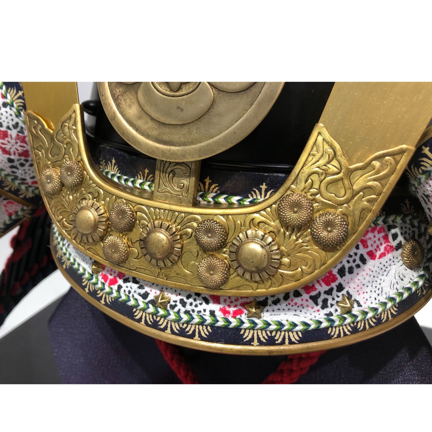 【O-037】Navy Blue Thread Odoshi / Black Osode Armor