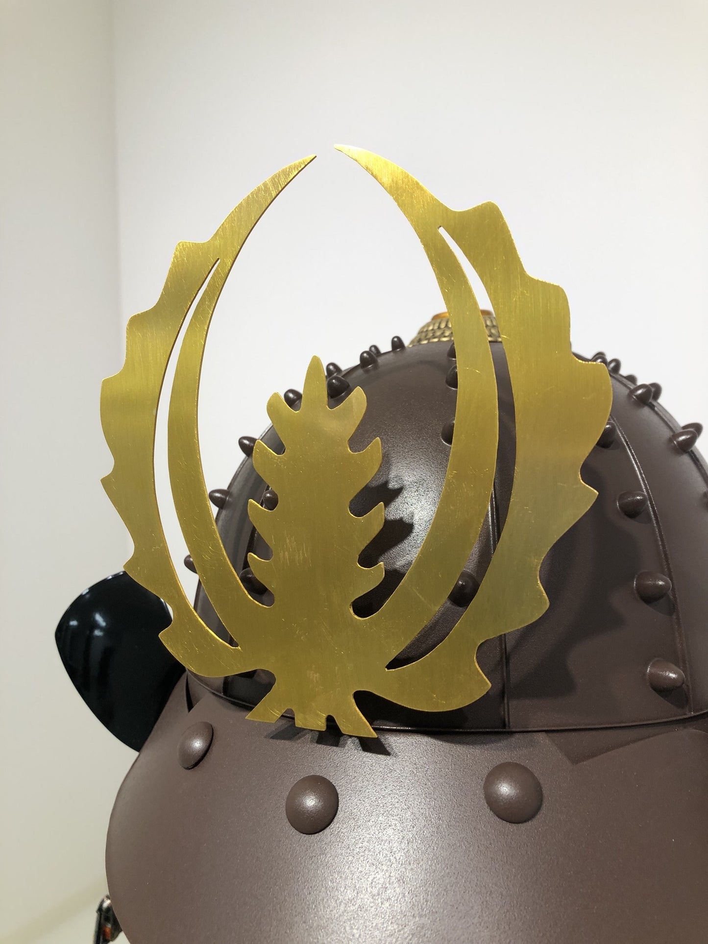 【O-045】Navy Blue Thread Odoshi / Metallic Rust Rivet Armor