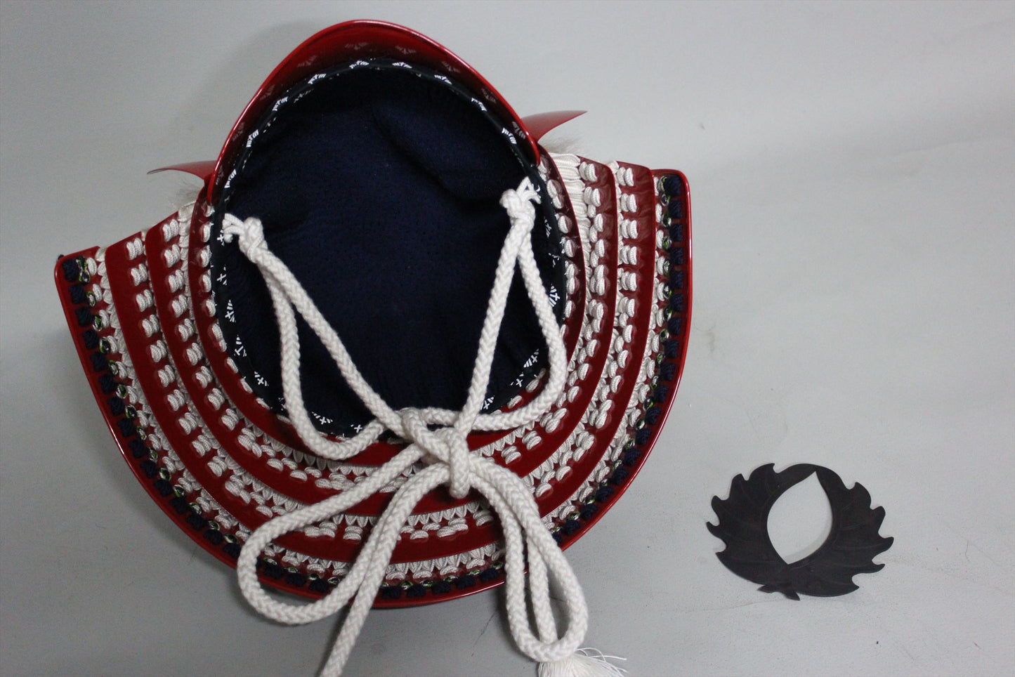 【O-017-K】卯の花糸威伊予二枚胴(兜のみ)