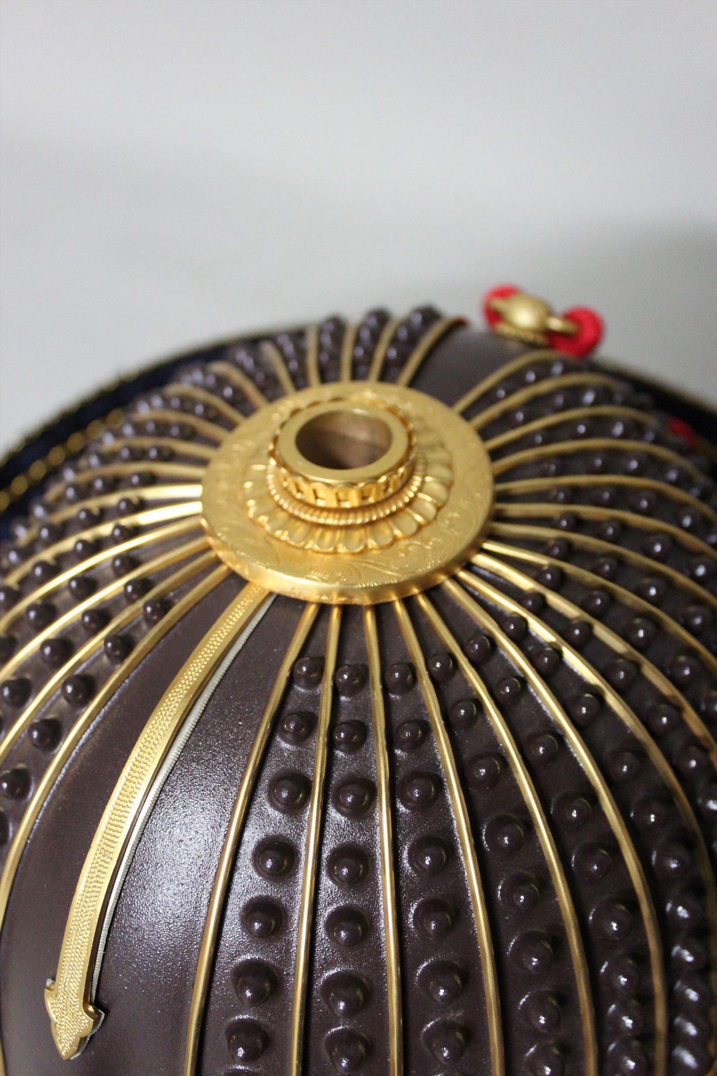 【O-020-K】紺糸縫延二枚胴(兜のみ)