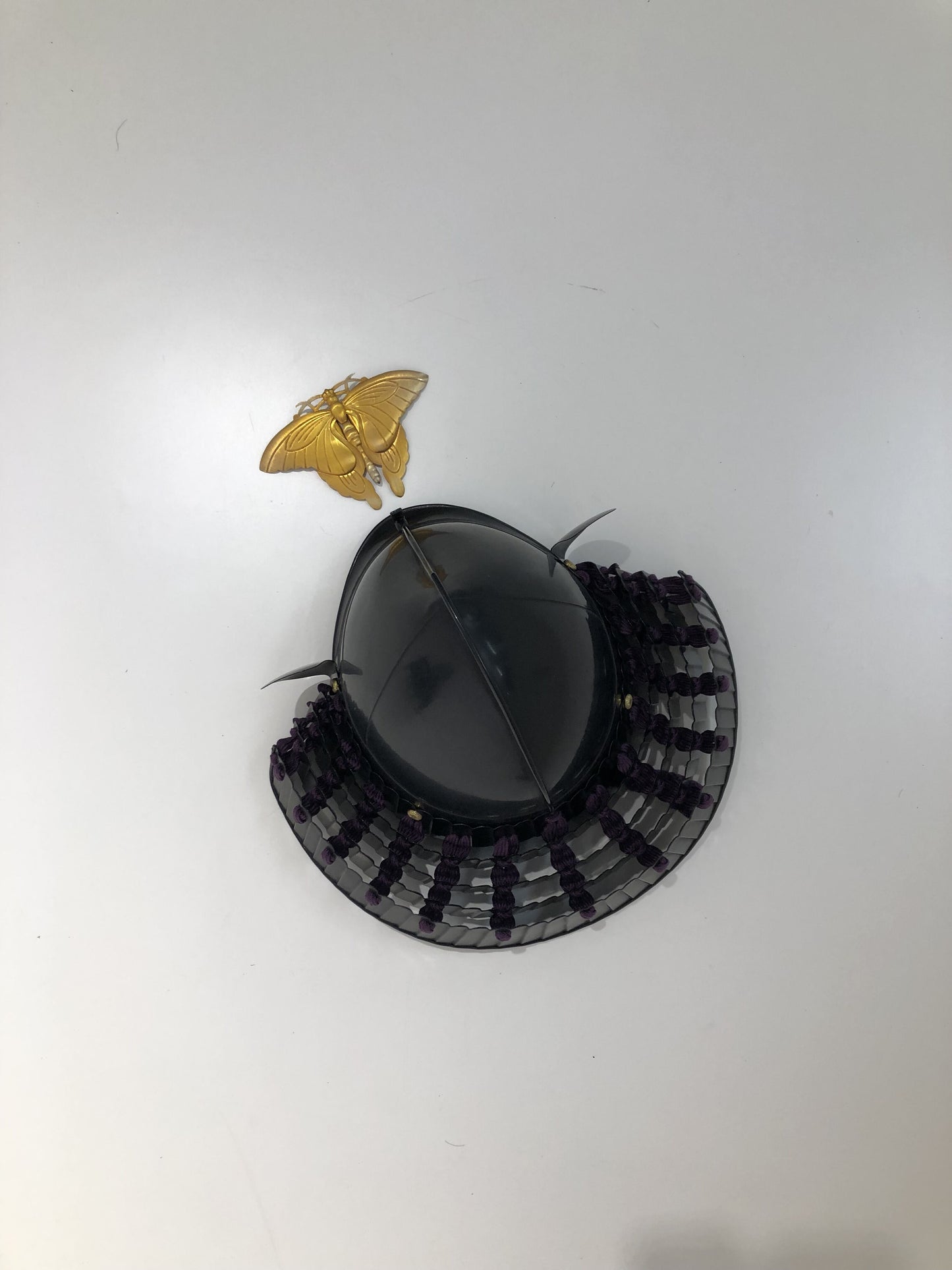 【O-021-K】紫糸威伊予二枚胴(兜のみ)