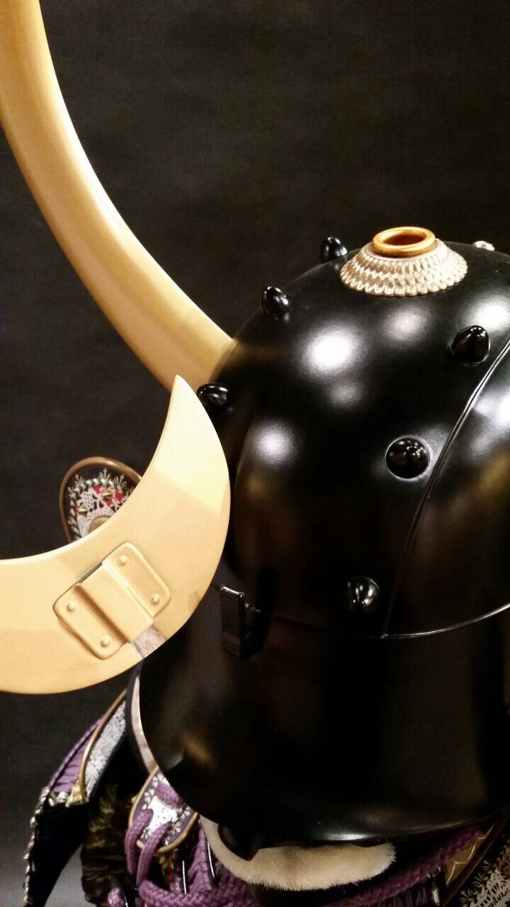 【O-040】紫糸威平角脇立ニ枚胴具足