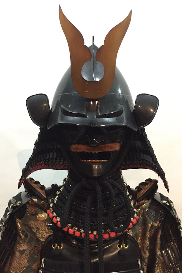 【O-068】黒糸威縦矧伊予二枚胴具足