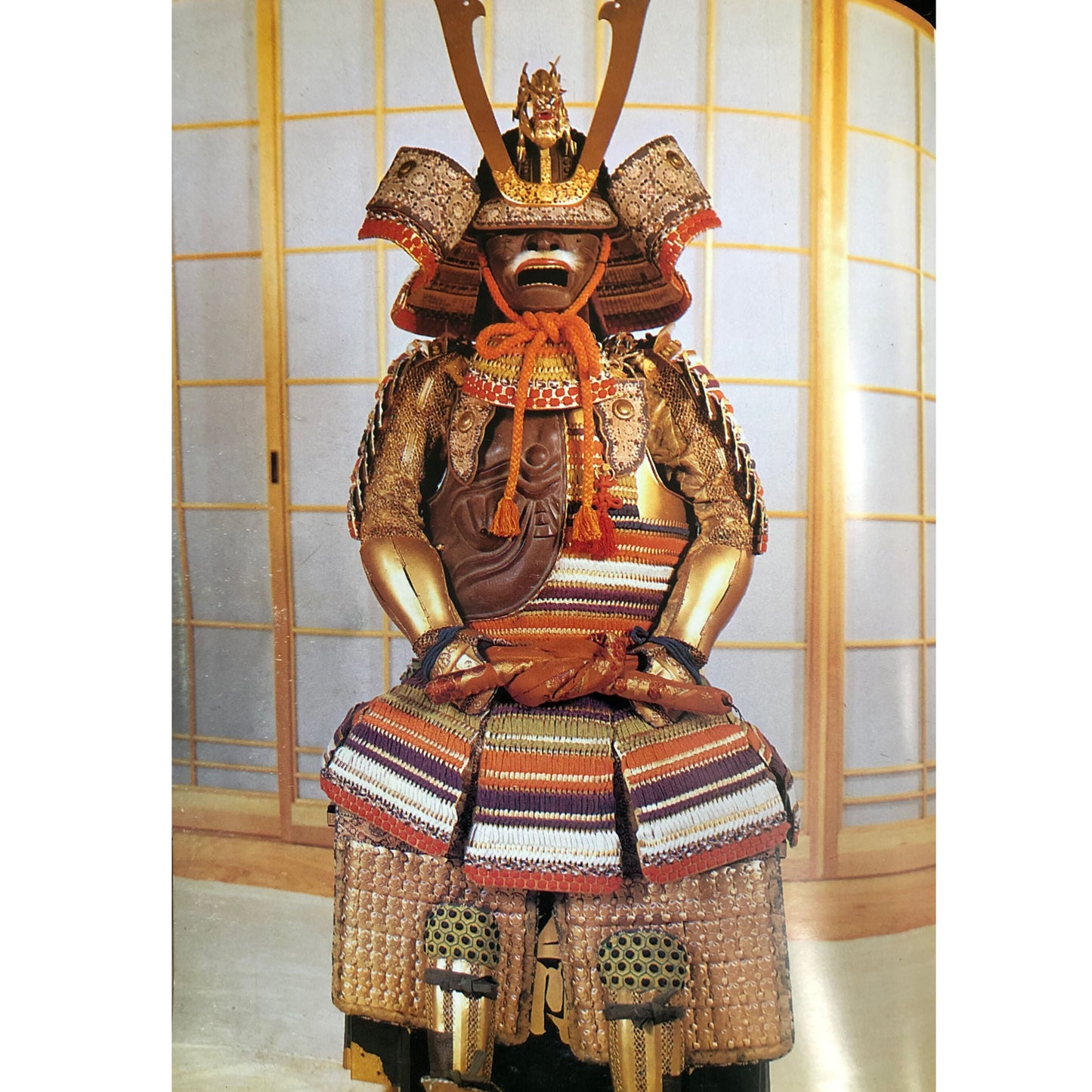 【O-007】Iroiro(Various color) Odoshi / Gold Kozane Armor
