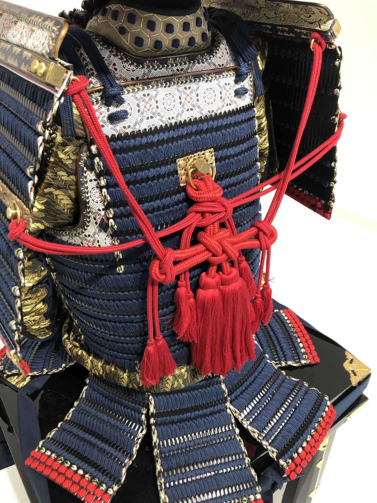 【O-013】Navy Blue Thread Odoshi / Kebiki Armor
