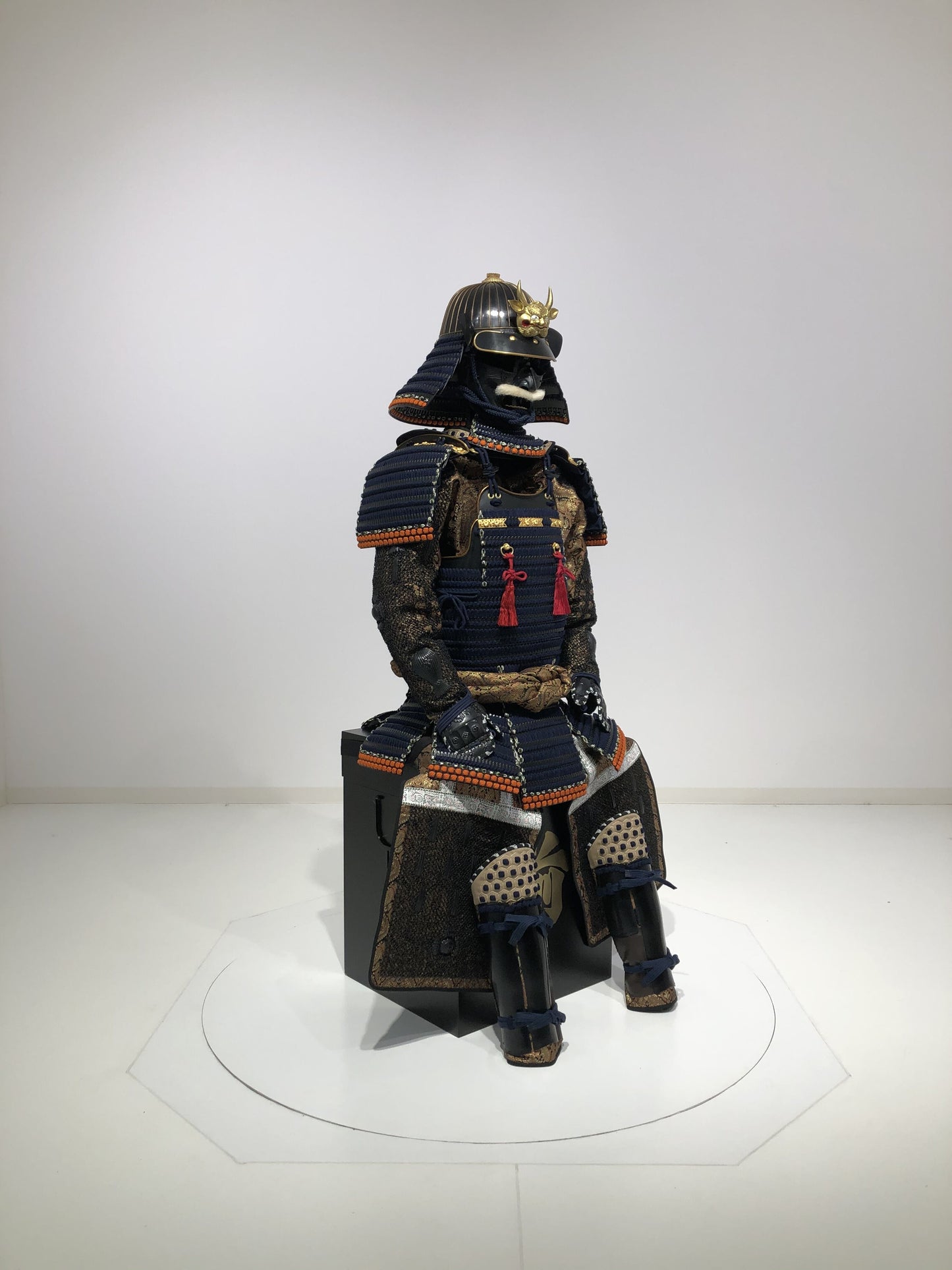 【O-015】Dark Blue Thread Odoshi / Tousei Kozane Armor
