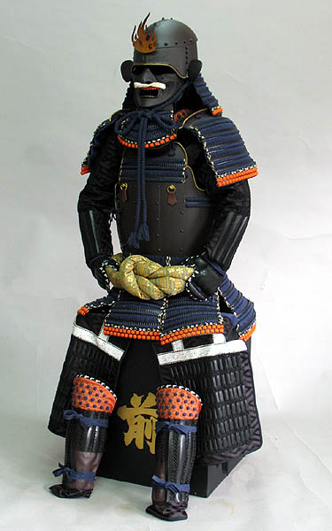 【O-026】Dark Blue Thread Odoshi / Tatehagi Armor