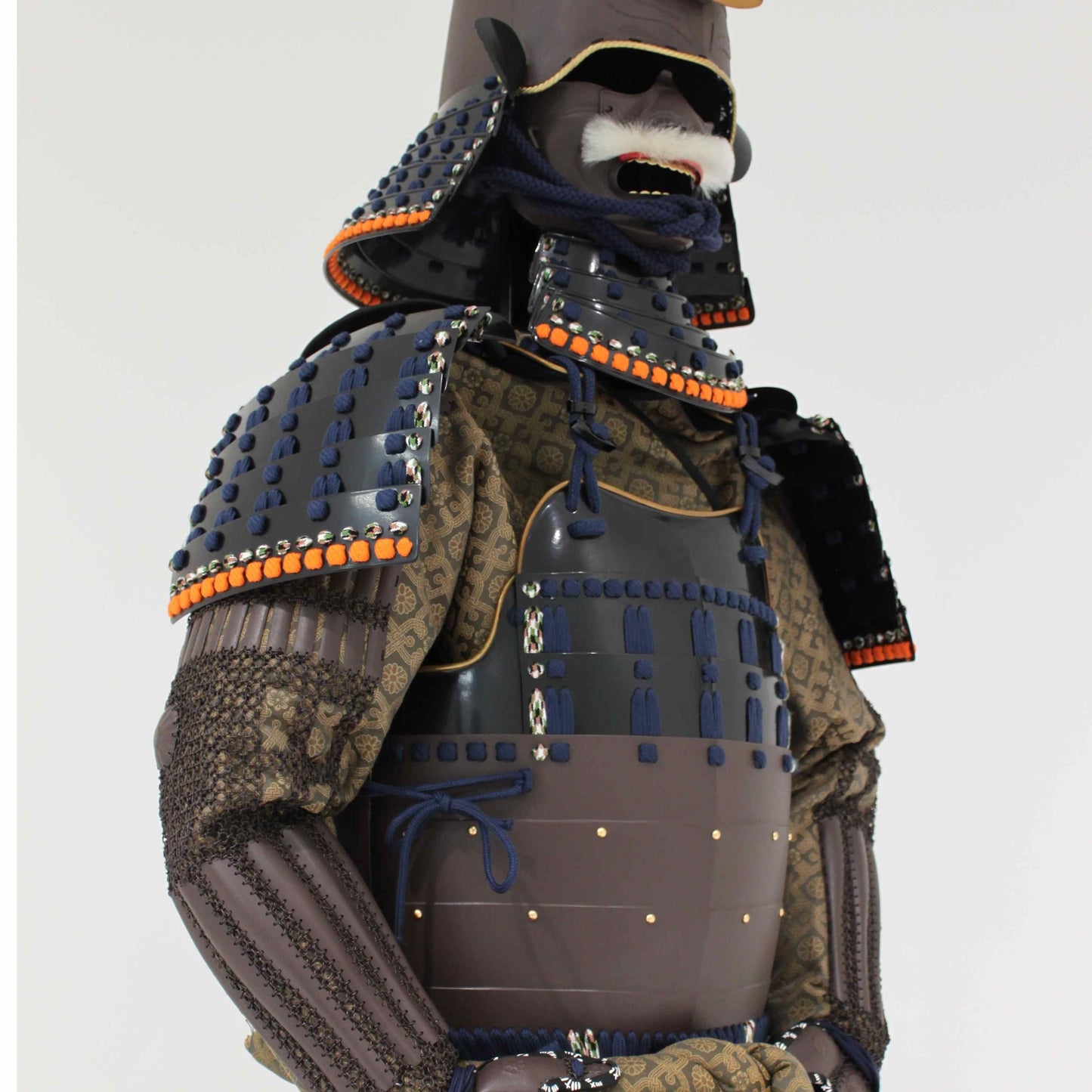 【O-041】Dark Blue Thread Odoshi / Rivet Armor